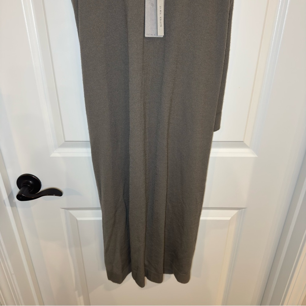 Rick Owens Gonna In Maglia Double Boner Pillar Dark Dust Skirt - Picture 4 of 16